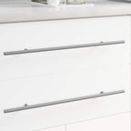vidaXL Griff 12 pcs Silber 500 mm Stahl