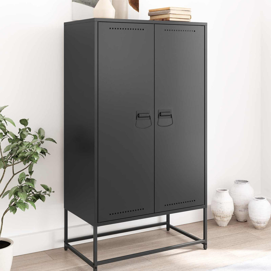vidaXL Schrankgriffe Schwarz 85 x 45 mm Metall