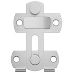 vidaXL Türverschluss 2 pcs Silber 70 x 8 mm Stahl