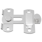 vidaXL Türverschluss 2 pcs Silber 70 x 8 mm Stahl