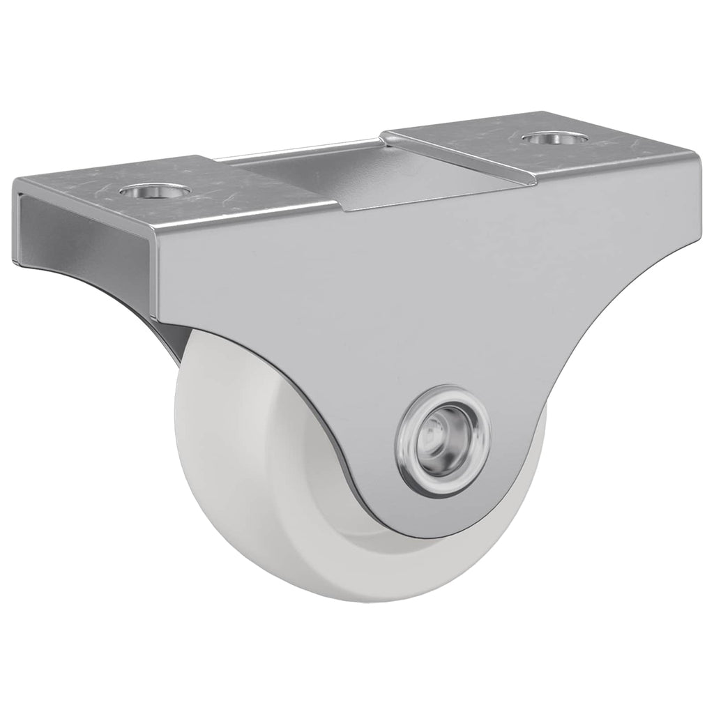 vidaXL Bockrolle 2 pcs Weiß 42 x 11,5 x 29 mm Eisen