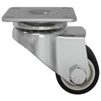 vidaXL Bockrolle 2 pcs Silber 44,1 x 44,1 x 1,95 mm Nylon