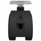 vidaXL Rolle 12 pcs Schwarz 39,5 x 39,5 x 37,8 mm