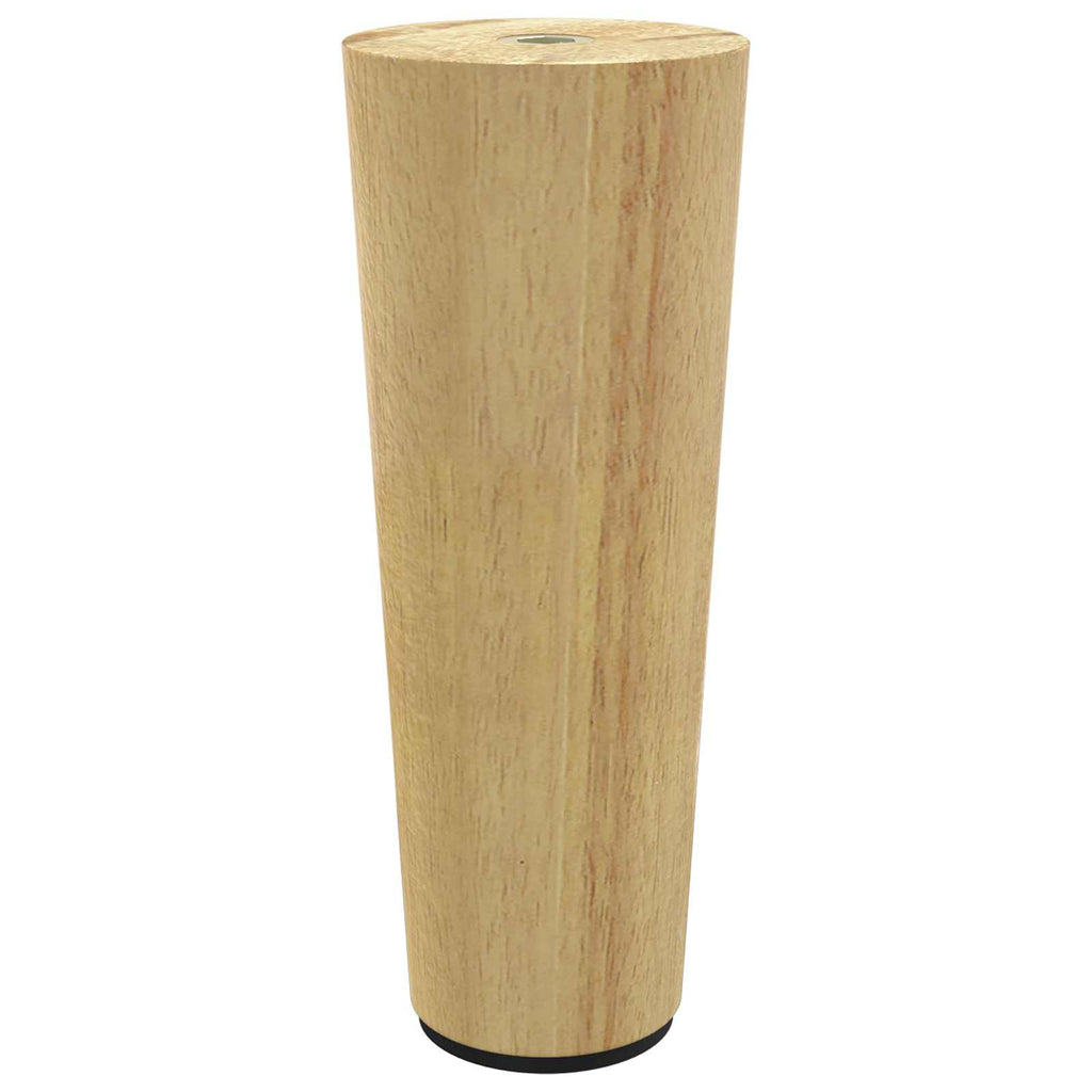 vidaXL Möbelbeine 2 pcs Braun Ø 44 x 100 mm Massives Eukalyptus Holz