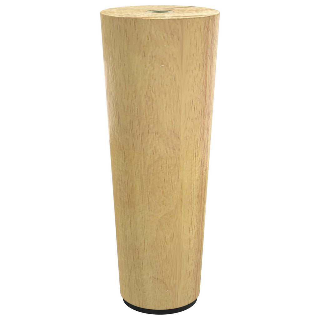 vidaXL Möbelbeine 2 pcs Braun Ø 44 x 100 mm Massives Eukalyptus Holz