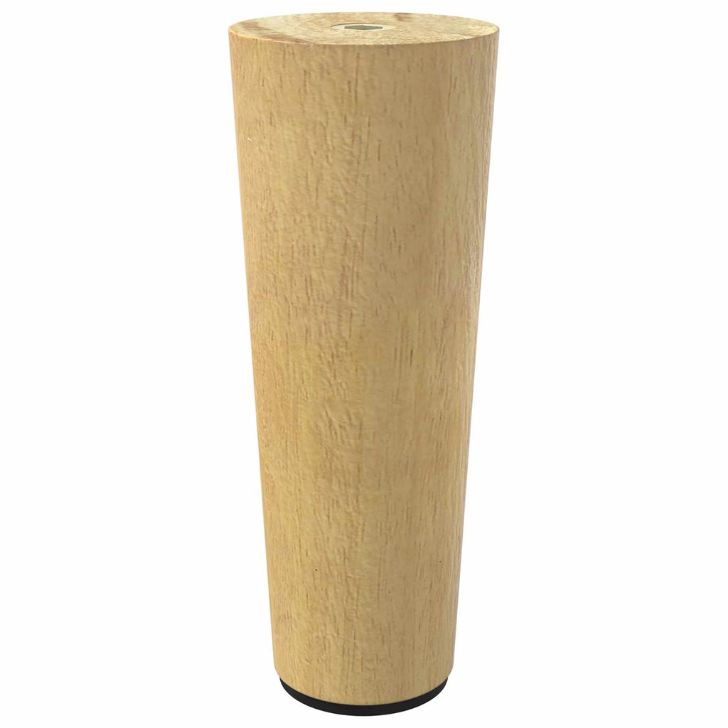 vidaXL Möbelbeine 2 pcs Braun Ø 44 x 100 mm Massives Eukalyptus Holz