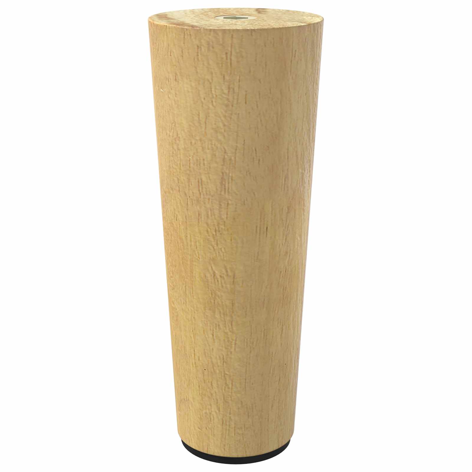 vidaXL Möbelbeine 2 pcs Braun Ø 44 x 100 mm Massives Eukalyptus Holz
