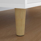 vidaXL Möbelbeine 12 pcs Braun Ø 44 x 100 mm Massives Eukalyptus Holz