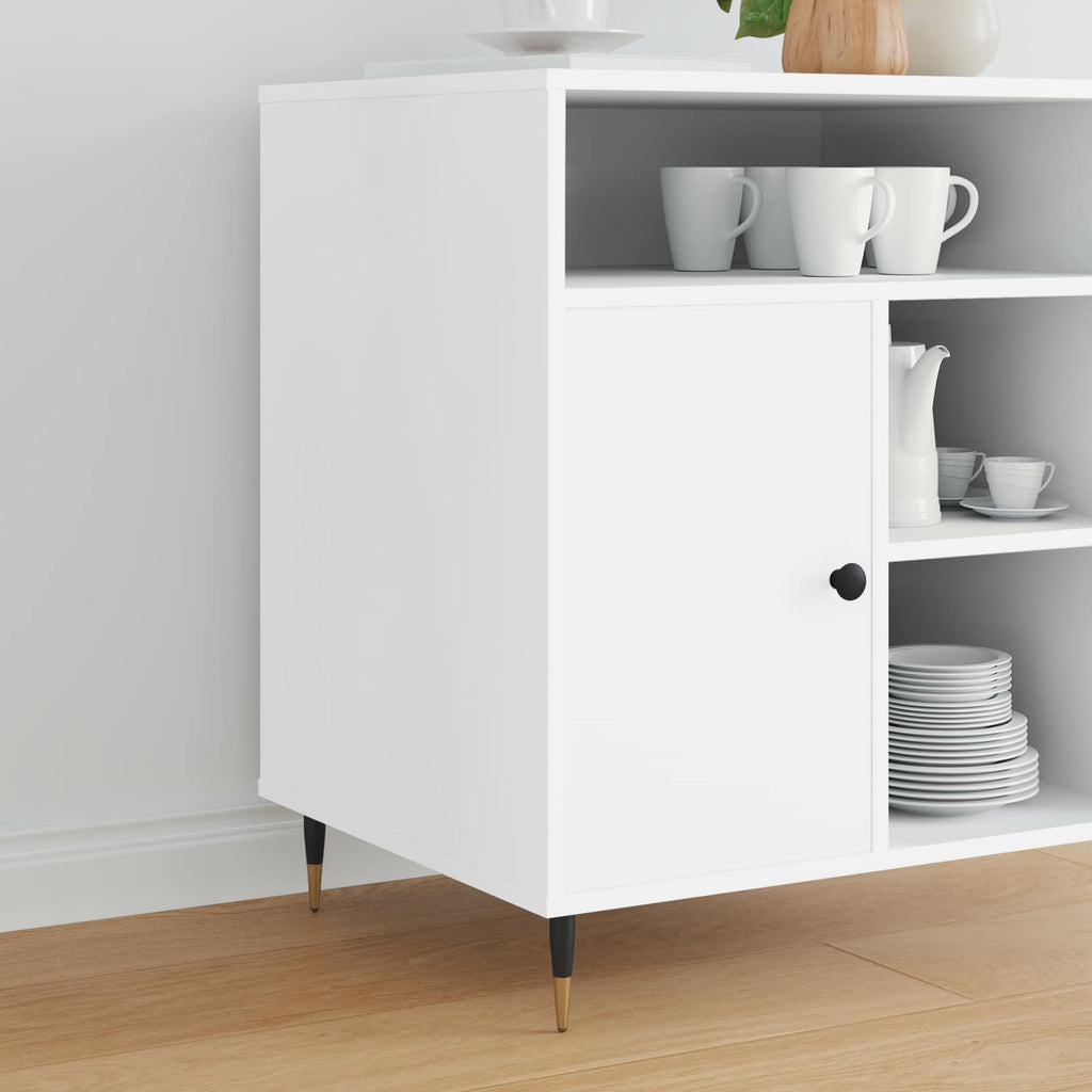 vidaXL Möbelbeine 12 pcs Schwarz und Gold Ø 40 x 98 mm Eisen