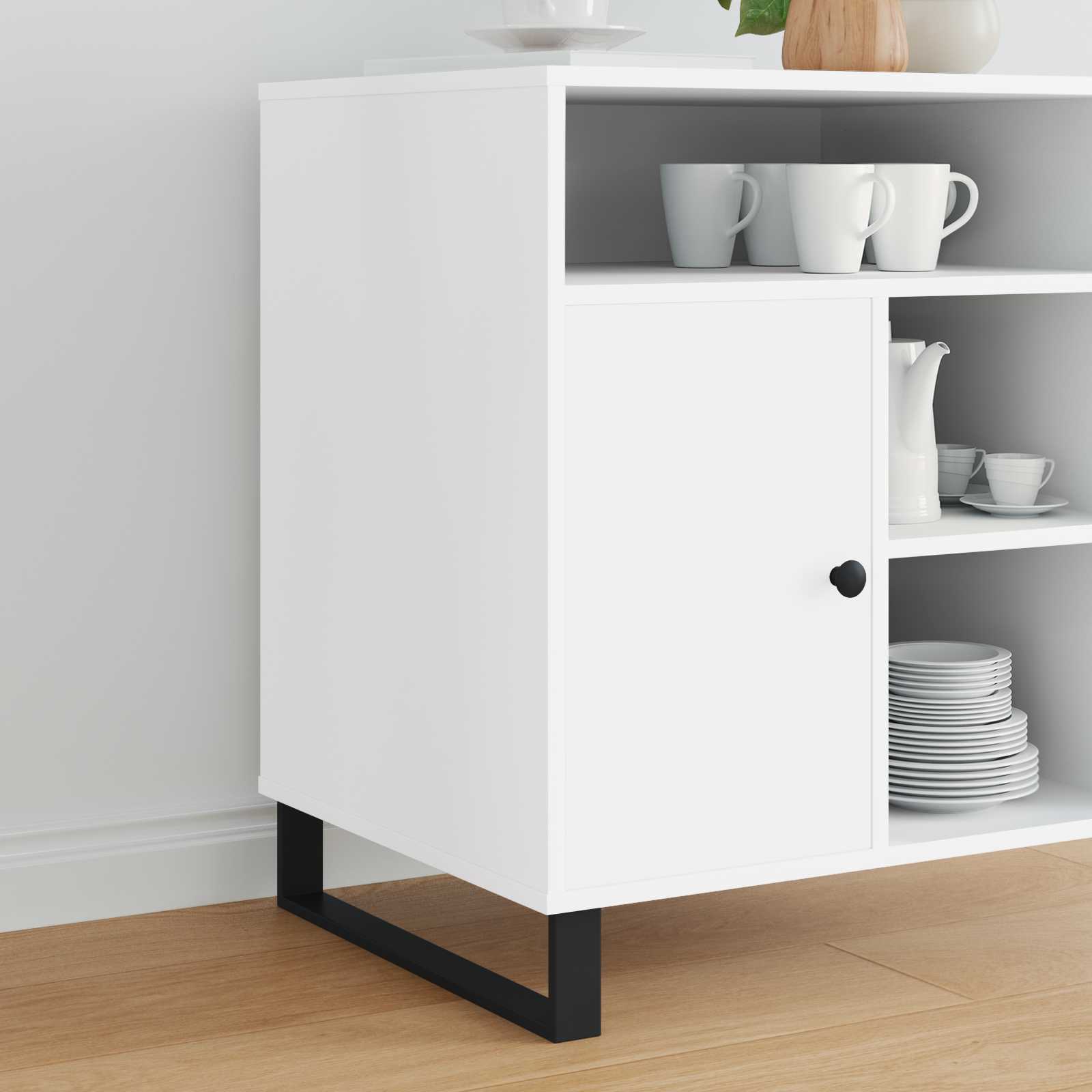 vidaXL Möbelbeine 12 pcs Schwarz 54,1 x 54,1 x 100 mm Eisen