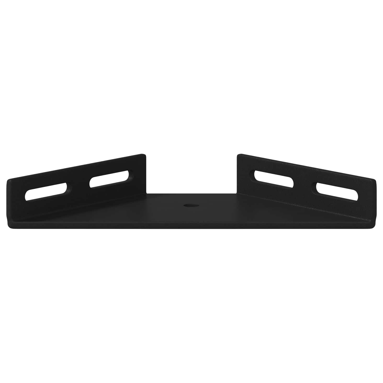 vidaXL Eckhalter 12 pcs Schwarz 138,5 x 50,5 x 16 mm Eisen