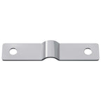 vidaXL Einschlagplatte 12 pcs Silber 50 x 10 x 1,2 mm Eisen