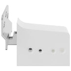 vidaXL Schrankhängemontagebügel 12 pcs Weiß 70 x 48 x 19 mm