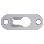 vidaXL Schlüsselloch-Hänger 2 pcs Silber 45 x 16 x 3.5 mm Eisen