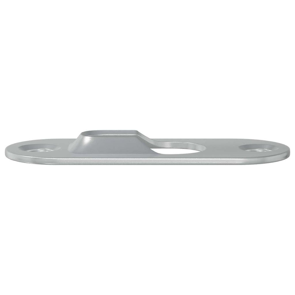 vidaXL Schlüsselloch-Hänger 3673 pcs Silber 45 x 16 x 3.5 mm Eisen