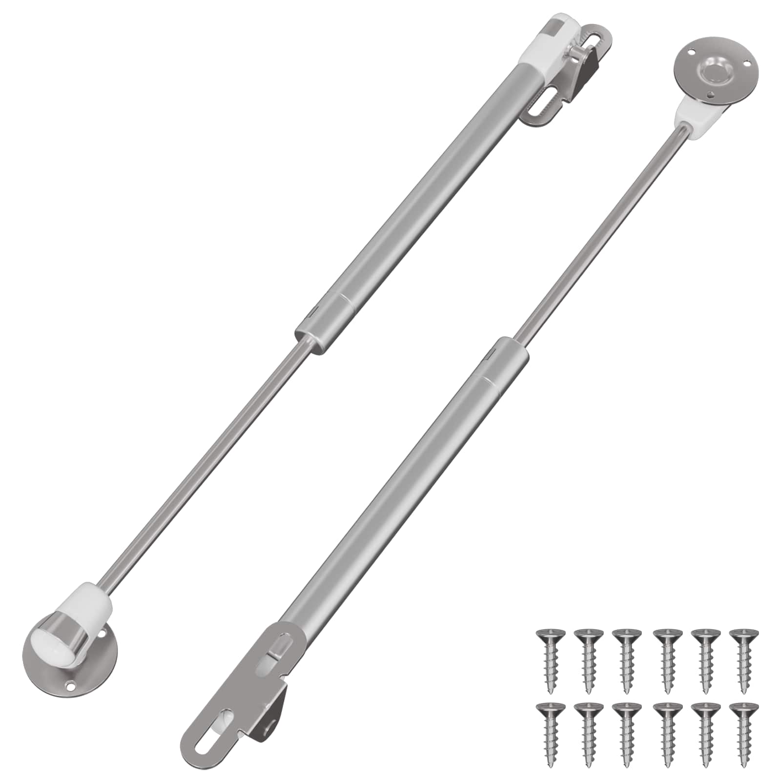 vidaXL Hydraulische Gasfeder 2 pcs Silber 280 x 17 x 16 mm