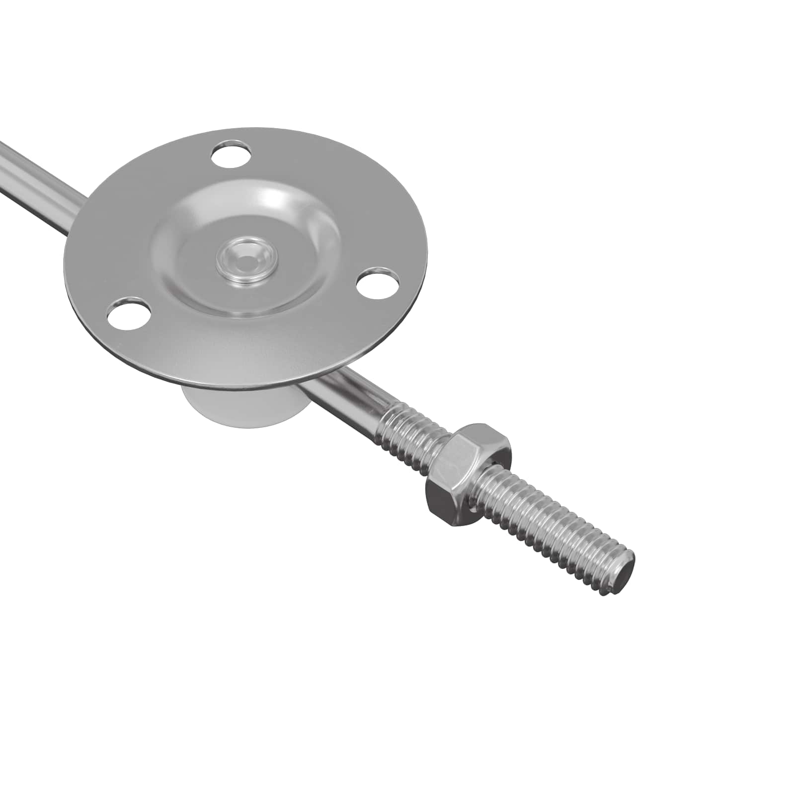 vidaXL Deckelstützscharnier 2 pcs Silber 194 x 36 x 18 mm Eisen