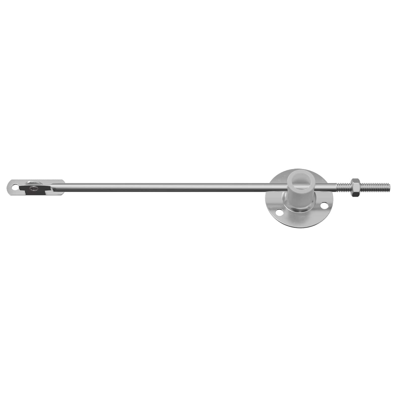 vidaXL Deckelstützscharnier 12 pcs Silber 194 x 36 x 18 mm Eisen