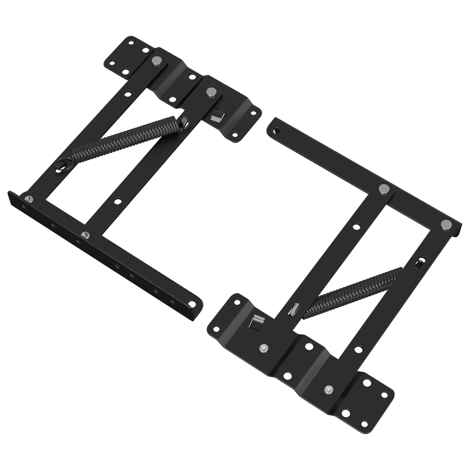 vidaXL Bettliftmechanismus 2 pcs Schwarz 340 x 95 x 40 mm Eisen