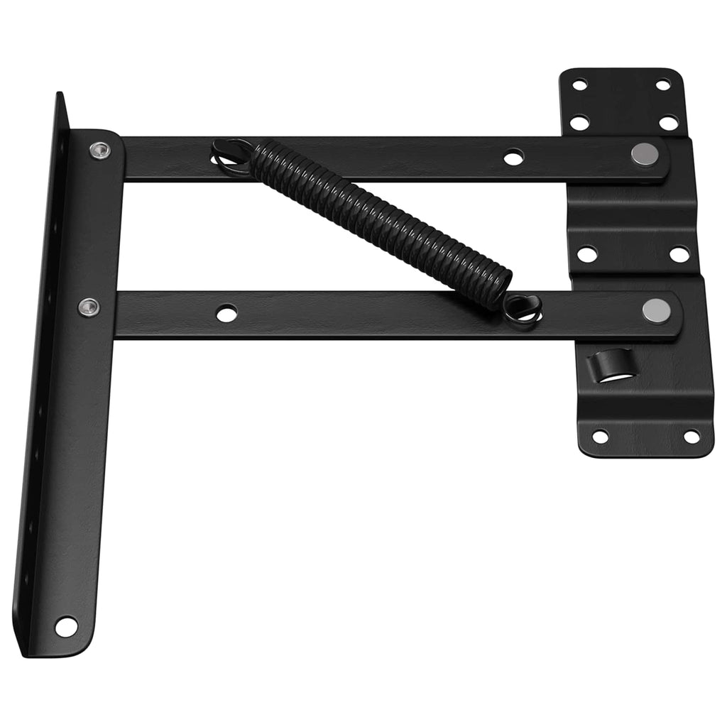 vidaXL Bettliftmechanismus 2 pcs Schwarz 340 x 95 x 40 mm Eisen