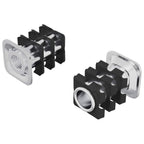 vidaXL Gewinderohr Einsatz 2 pcs Schwarz und Silber Verzinkter Stahl