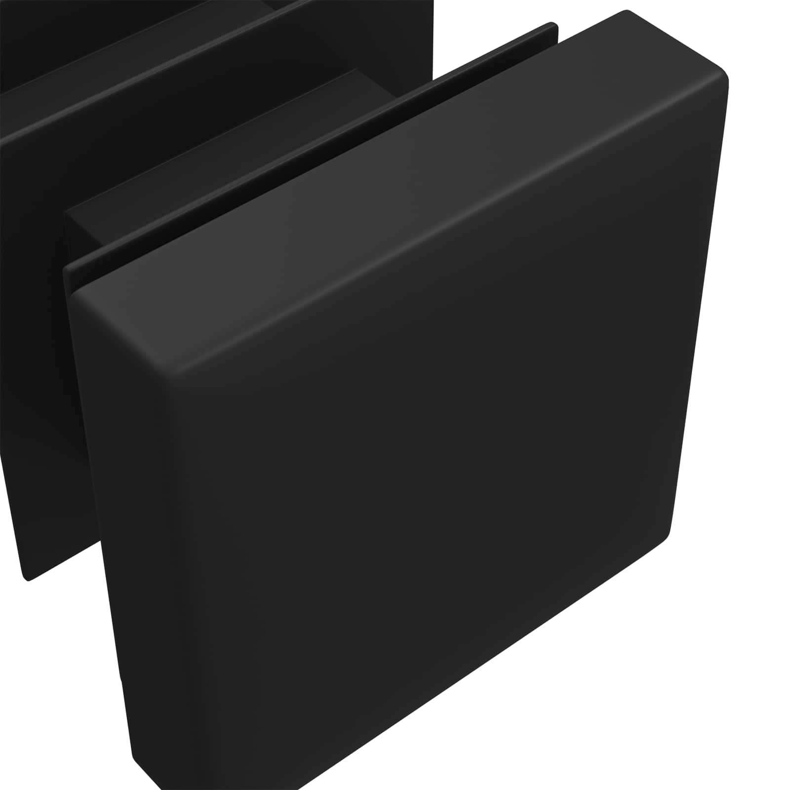 vidaXL Endkappen 10909 pcs Schwarz 15 x 15 x 15 mm PP