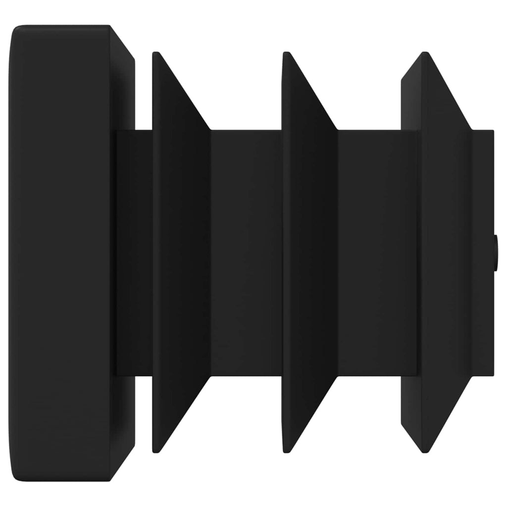 vidaXL Endkappen 10909 pcs Schwarz 15 x 15 x 15 mm PP
