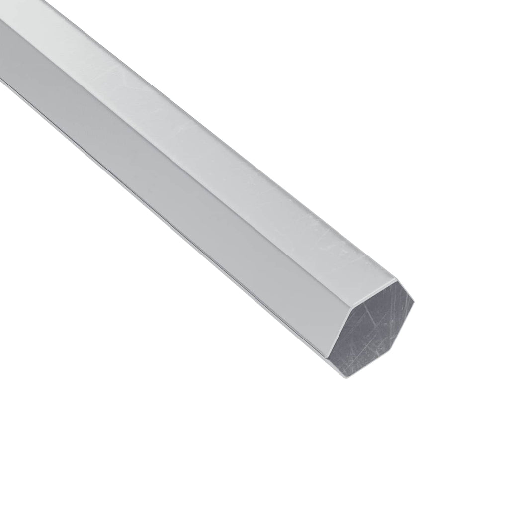 vidaXL Inbusschlüssel 2 pcs Silber 20 x 52 mm Stahl