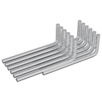 vidaXL Inbusschlüssel 2118 pcs Silber 22 x 66 mm Stahl