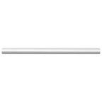 vidaXL Kleiderstange 2 pcs Silber 264 x 15 x 29 mm Aluminiumlegierung
