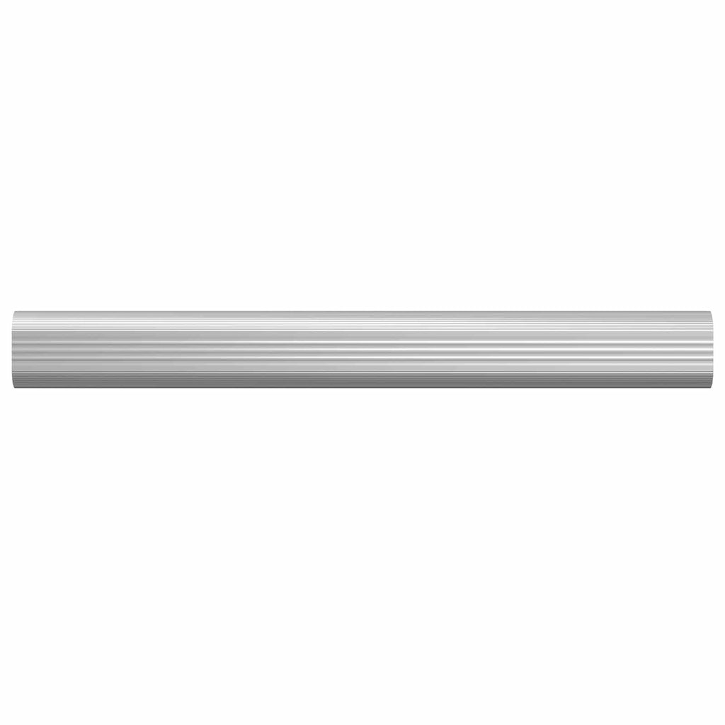 vidaXL Kleiderstange 12 pcs Silber 264 x 15 x 29 mm Aluminiumlegierung