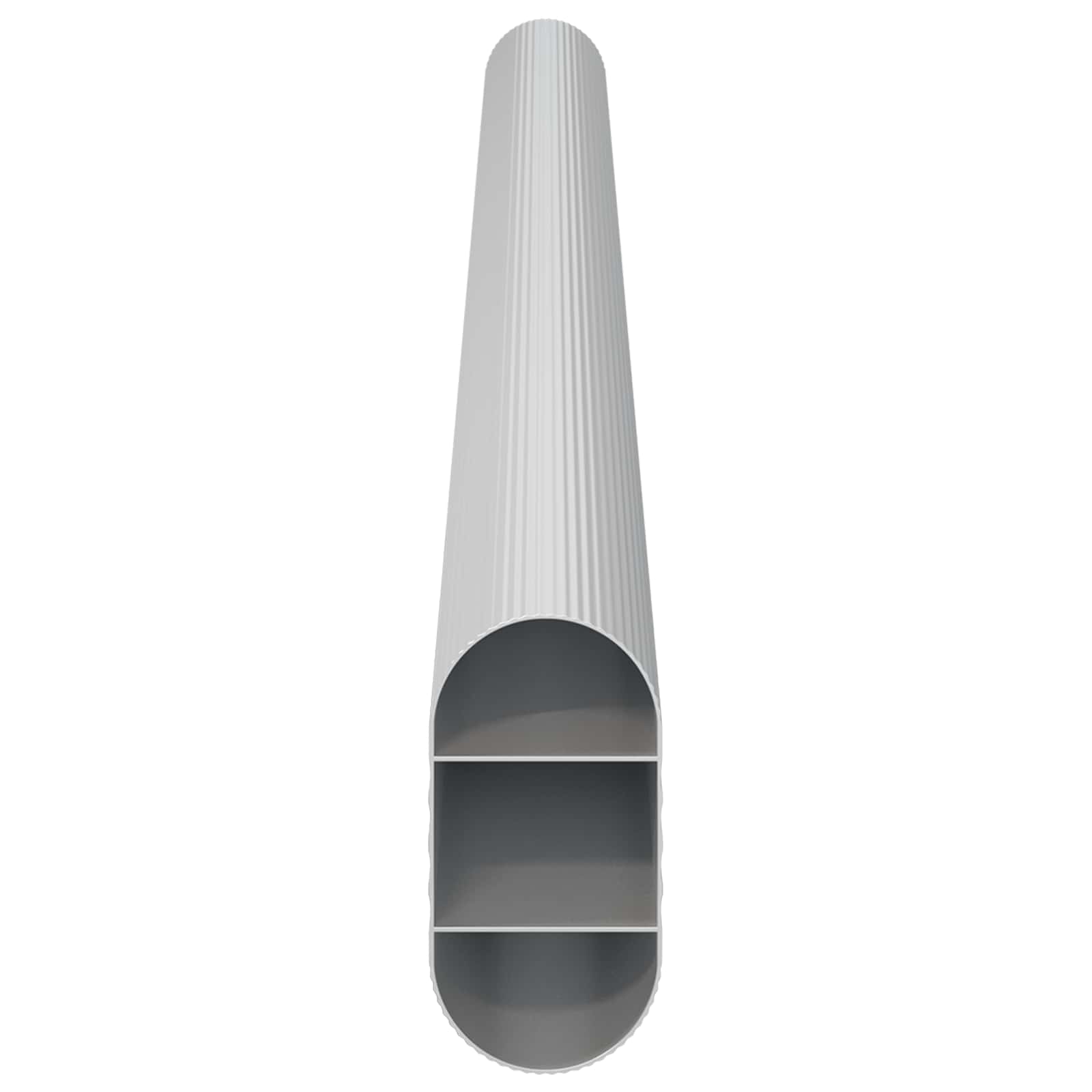 vidaXL Kleiderstange 12 pcs Silber 264 x 15 x 29 mm Aluminiumlegierung