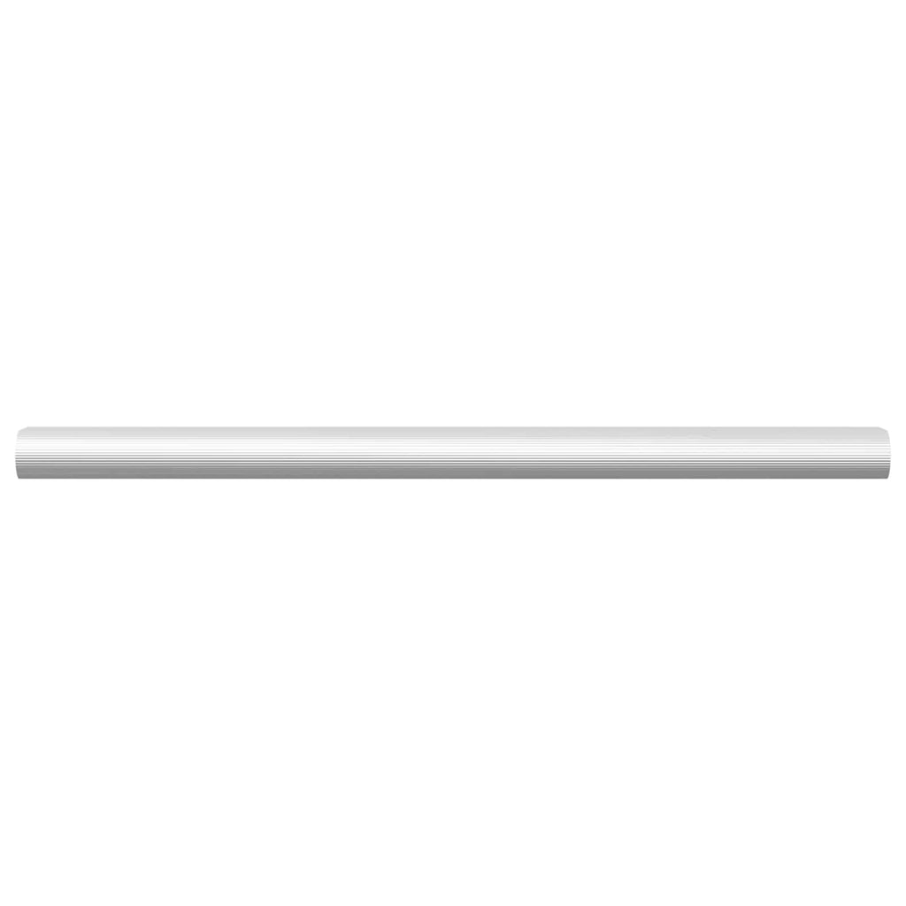 vidaXL Kleiderstange 12 pcs Silber 264 x 15 x 29 mm Aluminiumlegierung
