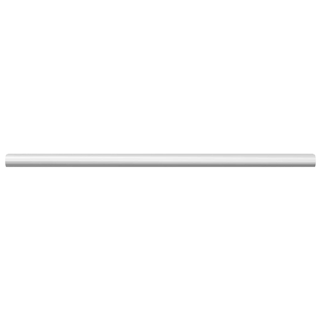 vidaXL Kleiderstange 2 pcs Silber 371,5 x 15 x 29 mm