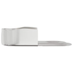 vidaXL Kleiderstangenhalter 12 pcs Weißes Zink 40 x 18 x 10 mm Eisen