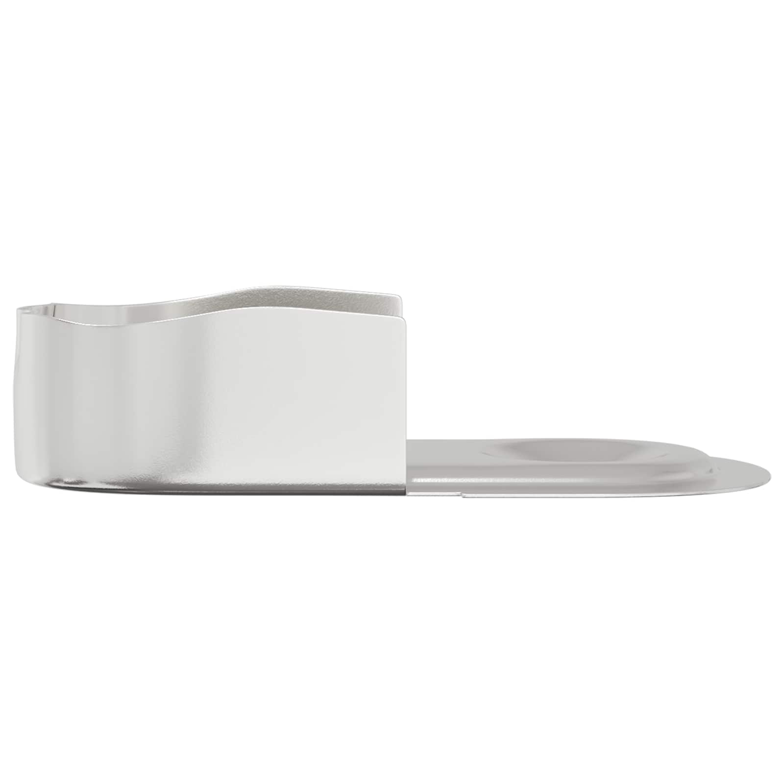 vidaXL Kleiderstangenhalter 12 pcs Weißes Zink 40 x 18 x 10 mm Eisen