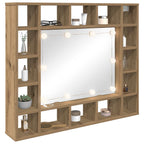 vidaXL Spiegelleuchten 2 pcs Weiß 4,5 x 4,5 x 4,8 cm Kunststoff
