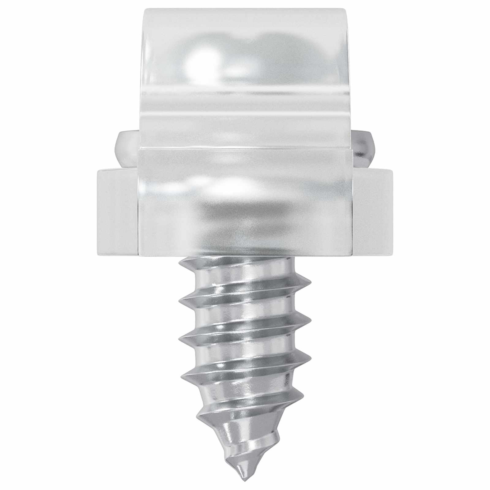 vidaXL LED Streifen Clips 2 pcs Transparent 23,8 x 7,3 x 4,3 mm