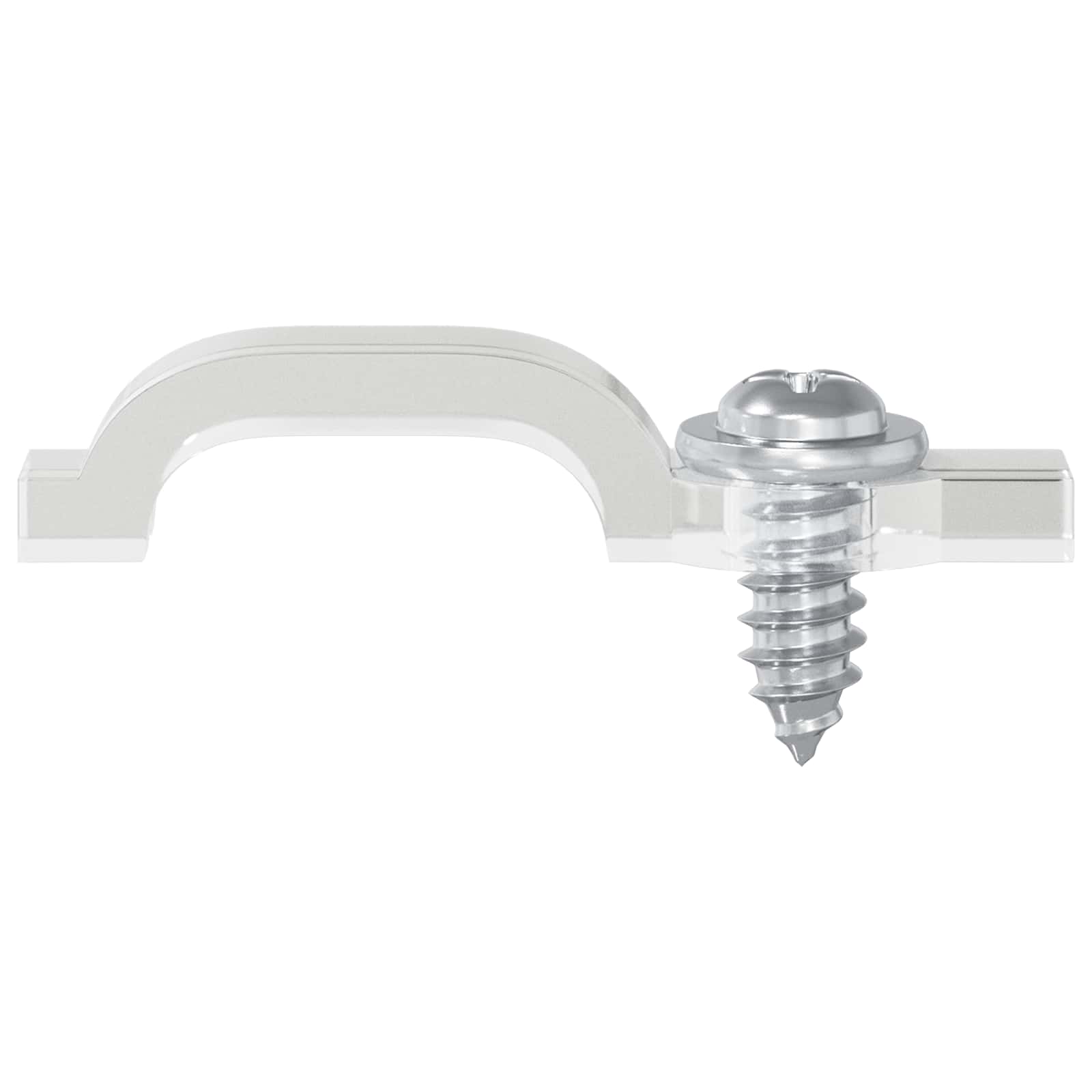vidaXL LED Streifen Clips 12 pcs Transparent 23,8 x 7,3 x 4,3 mm