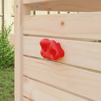 vidaXL Klettergriff 2 pcs Rot 100 x 67 x 43 mm PP