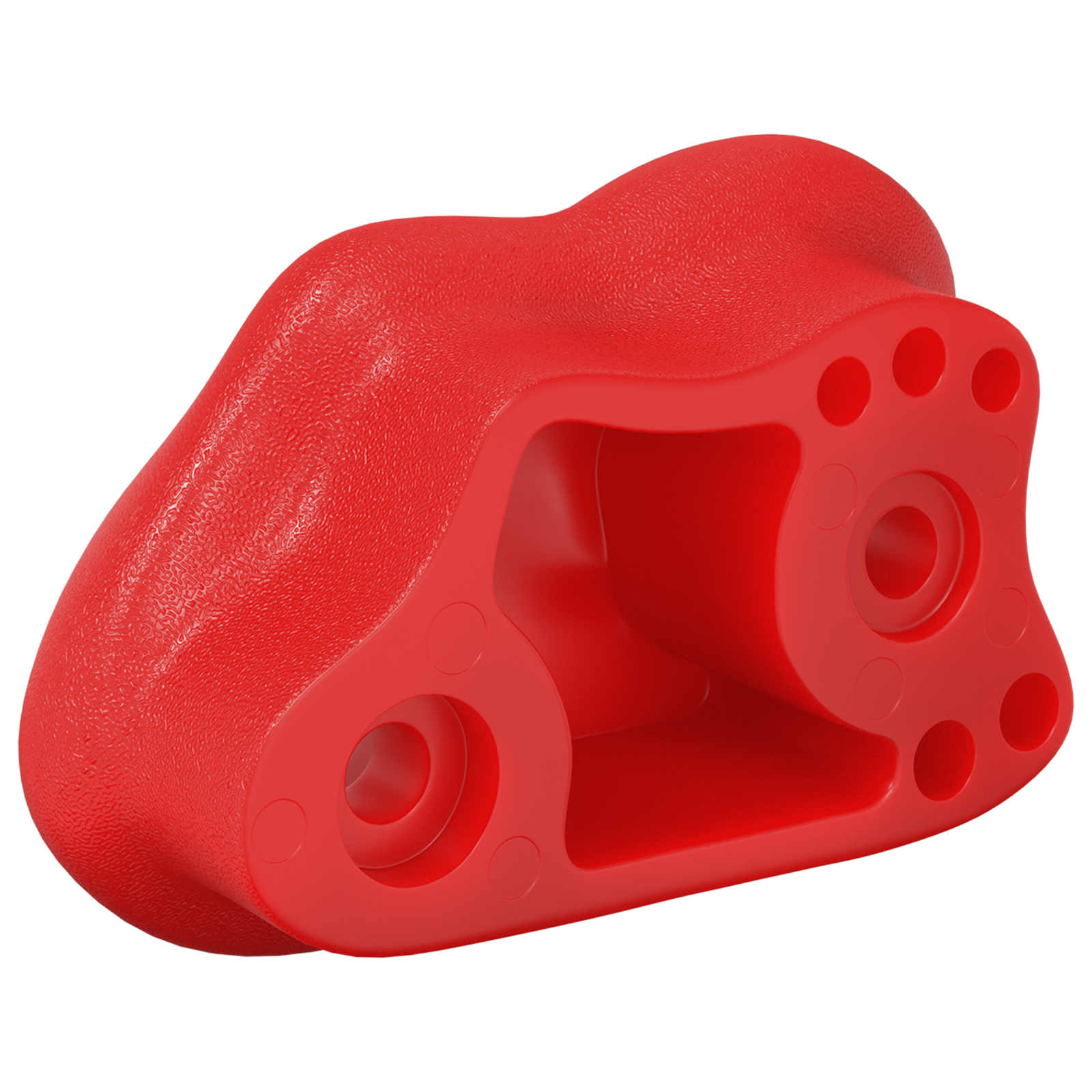 vidaXL Klettergriff 2 pcs Rot 100 x 67 x 43 mm PP