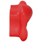 vidaXL Klettergriff 2 pcs Rot 100 x 67 x 43 mm PP
