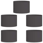 vidaXL Pflanzenring 5 pcs Schwarz 30 x 30 x 20 cm Kaltgewalzter Stahl