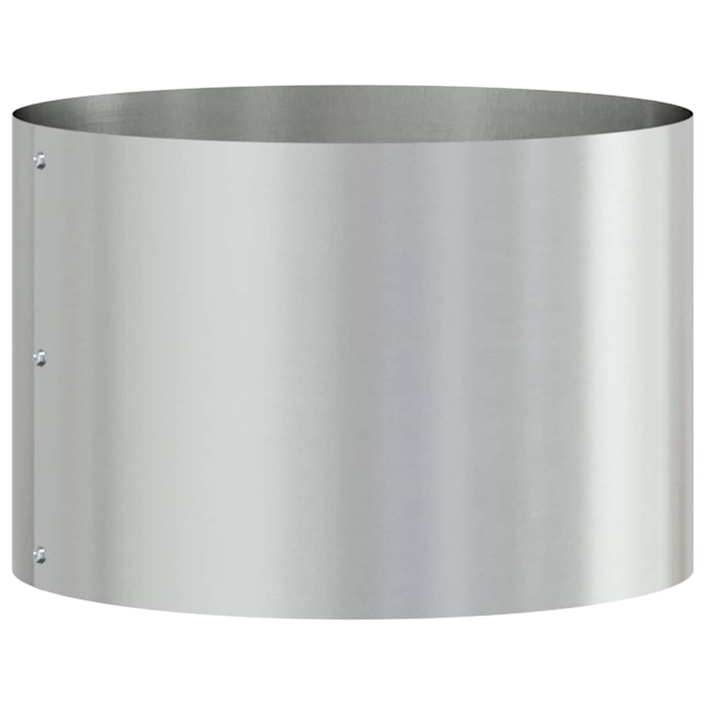 vidaXL Pflanzenring 5 pcs Silber 30 x 30 x 20 cm Verzinkter Stahl