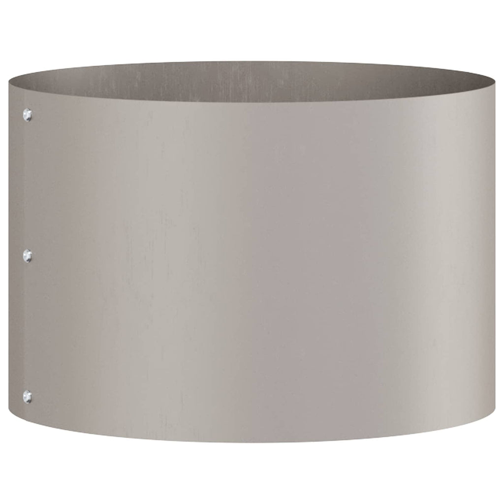 vidaXL Pflanzenring Braun 30 x 30 x 20 cm Wetterfeststahl