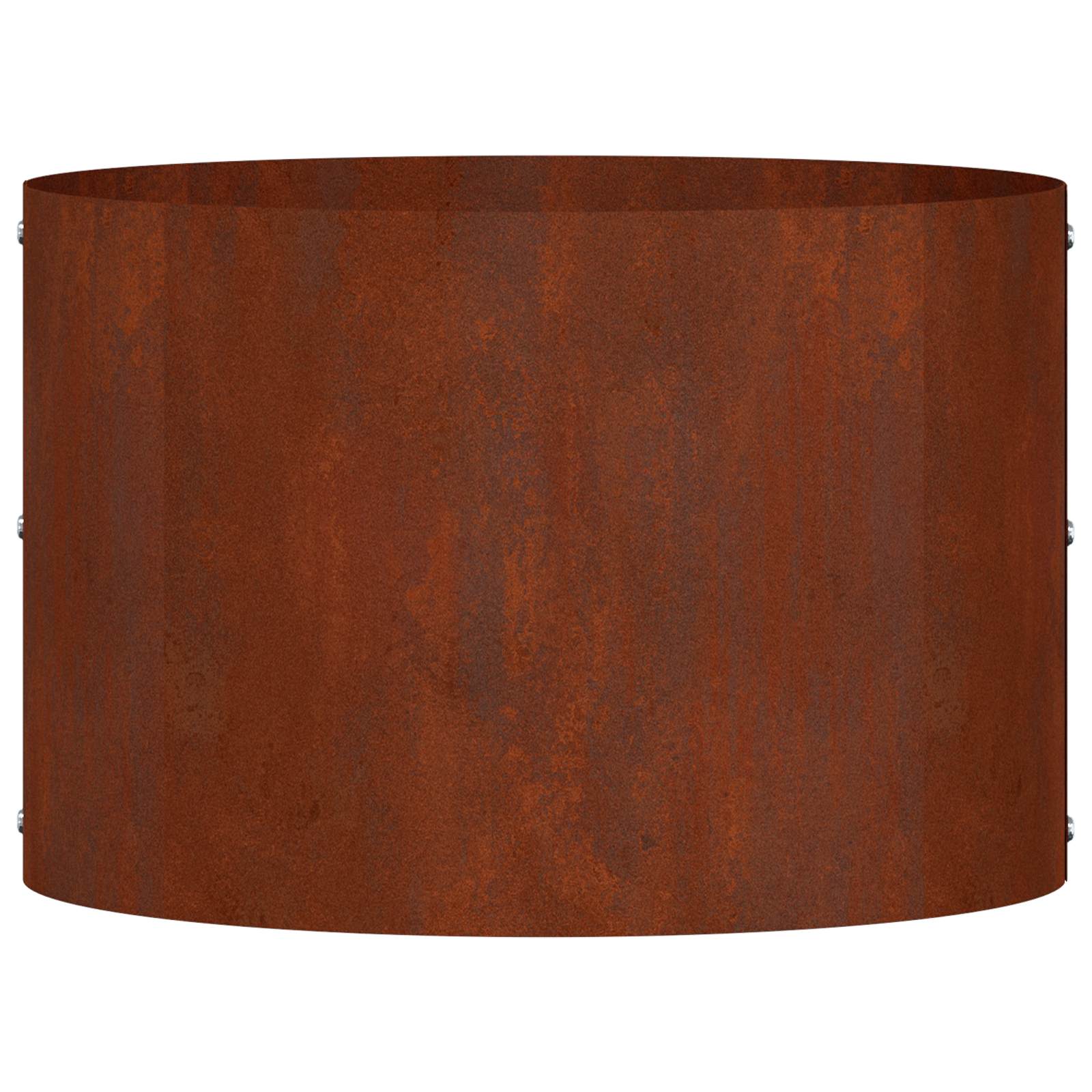vidaXL Pflanzenring Braun 30 x 30 x 20 cm Wetterfeststahl