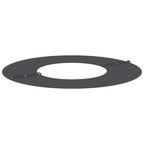 vidaXL geeignet für flache Baumringe 5 pcs Schwarz Ø30 / 60 cm Stahl