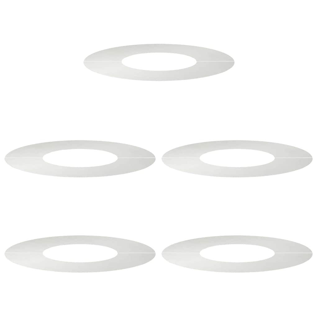 vidaXL geeignet für flache Baumringe 5 pcs Silber Ø30 / 60 cm Edelstahl