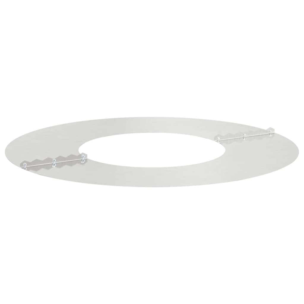 vidaXL geeignet für flache Baumringe 5 pcs Silber Ø30 / 60 cm Edelstahl