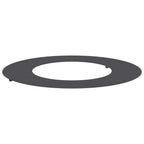 vidaXL geeignet für flachen Baumring Schwarz Ø40 / 70 cm Stahl